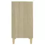 Credenza Rovere Sonoma 57x35x70 cm in Truciolato