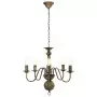 Candelabro Stile Anticato Nero 5 Lampadine E14