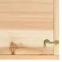Casetta per Scoiattoli in Legno Massello di Abete 26x25x29 cm