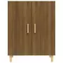 Credenza Rovere Marrone 70x34x90 cm in Legno Multistrato