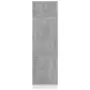 Armadio per Frigo Grigio Cemento 60x57x207 cm in Truciolato