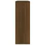 Mensola a Muro Rovere Marrone 104x20x58,5 cm Legno Multistrato