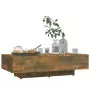 Tavolino da Salotto Rovere Fumo 115x60x31 cm Legno Multistrato