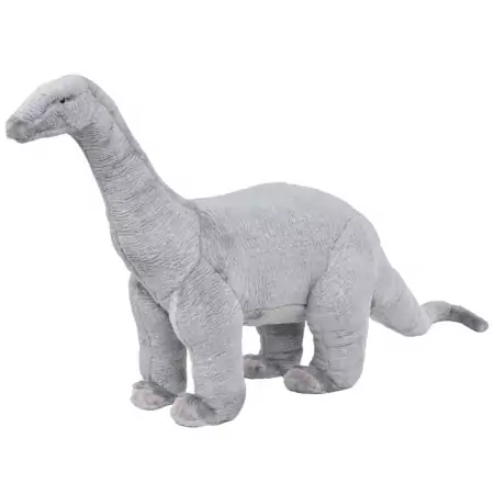 Dinosauro Brachiosauro di Peluche Giocattolo Grigio XXL