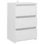 Comodini 2 pz Bianco Lucido 40x35x62,5 cm in Truciolato