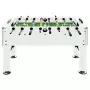 Tavolo Calcio Balilla in Acciaio 60 kg 140x74,5x87,5 cm Bianco