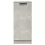 Credenze 2 pz Grigio Cemento 30x30x70 cm in Legno Multistrato