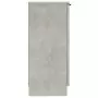 Credenze 2 pz Grigio Cemento 30x30x70 cm in Legno Multistrato