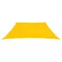 Parasole a Vela in Tela Oxford a Trapezio 2/4x3 m Giallo