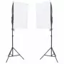 Kit per Studio Fotografico con Set di Luci e Fondale