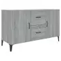 Credenza Grigio Sonoma 100x36x60 cm in Legno Multistrato