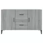 Credenza Grigio Sonoma 100x36x60 cm in Legno Multistrato