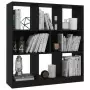 Libreria Nera 97,5x29,5x100 cm in Truciolato