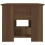 Tavolino da Salotto Rovere Marrone 79x49x41cm Legno Multistrato