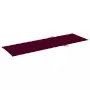 Cuscino per Lettino Prendisole Rosso Vino 200x60x3cm in Tessuto