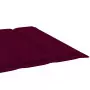 Cuscino per Lettino Prendisole Rosso Vino 200x60x3cm in Tessuto