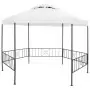 Gazebo da Giardino 323x275x265 cm Bianco 180 g/m²