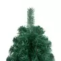 Albero di Natale Artificiale a Metà Supporto Verde 240 cm PVC