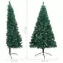 Albero di Natale Artificiale a Metà Supporto Verde 240 cm PVC