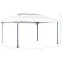 Gazebo 400x300 cm Crema Alluminio