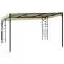 Gazebo a Parete 4x3x2,5 m Crema