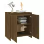 idaXL Credenza Rovere Marrone 70x40x75 cm in Legno Multistrato