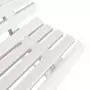 Panchina da Giardino 145,5 cm in Plastica Bianca