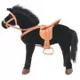 Cavallo in Piedi Giocattolo Peluche Nero