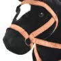 Cavallo in Piedi Giocattolo Peluche Nero