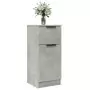 Credenza Grigio Cemento 30x30x70 cm in Legno Multistrato