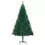 Albero di Natale Artificiale con Rami Folti Verde 150 cm PVC