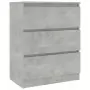 Credenza Grigio Cemento 60x35x76 cm in Legno Multistrato