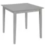 Set per Sala da Pranzo 5 pz in MDF Grigio