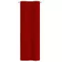 Paravento per Balcone Rosso 80x240 cm in Tessuto Oxford