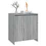 Credenza Grigio Sonoma 70x40x75 cm in Legno Multistrato