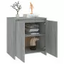 Credenza Grigio Sonoma 70x40x75 cm in Legno Multistrato