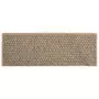 Tappeti Adesivi Scale Aspetto Sisal 15 pz 65x25 cm Beige Scuro