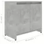 Armadio da Bagno Grigio Cemento 60x33x61 cm in Truciolato