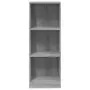 Libreria 3 Ripiani Grigio Sonoma 40x24x109 cm Legno Multistrato