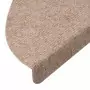 Tappetini Autoadesivi per Scale 15 pz 65x26 cm Beige