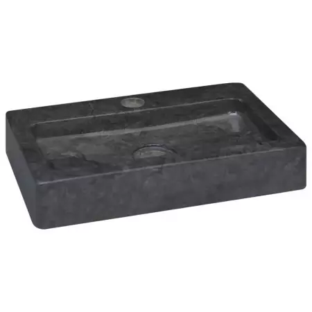 Lavandino Nero 38x24x6,5 cm in Marmo