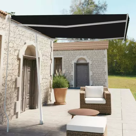 Tenda da Sole Retrattile Manuale 300x250 cm Antracite