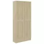 Libreria Rovere Sonoma 82,5x30,5x185,5 cm in Truciolato