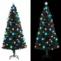 Albero di Natale Artificiale Supporto/LED 180 cm Fibra Ottica