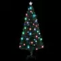 Albero di Natale Artificiale Supporto/LED 180 cm Fibra Ottica