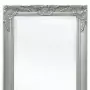 Specchio da Parete Stile Barocco 100x50 cm Argento