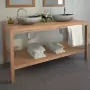 Mobile per Lavabo in Massello di Teak  132x45x75 cm