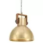 Lampada a Sospensione Industriale 25 W Ottone Rotonda 40 cm E27