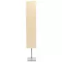 Lampada a Piantana con Supporto in Acciaio 135 cm Beige