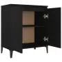 Credenza Nera 60x35x70 cm in Truciolato